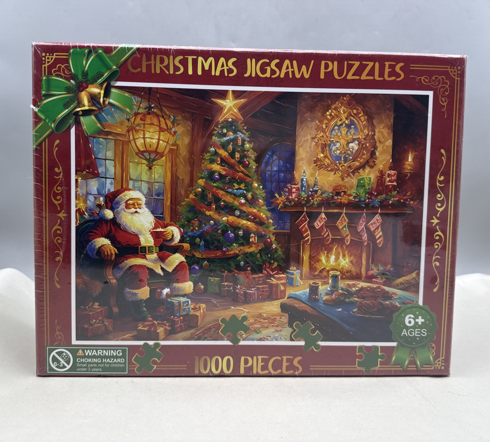 Christmas Jigsaw Puzzle 2024 Adults Kids, 1000 Piece Puzzle for Adults *READ...
